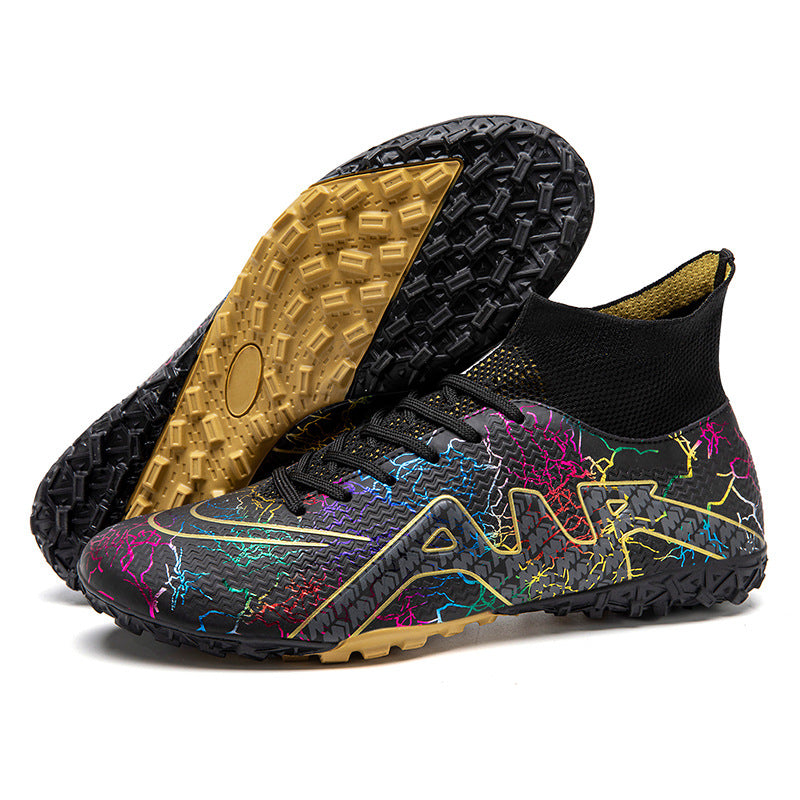 High-Top Soccer Cleats — Men's Spike Shoes