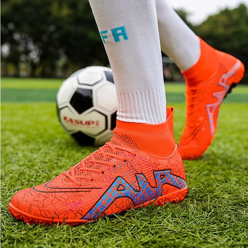 High-Top Soccer Cleats — Men's Spike Shoes